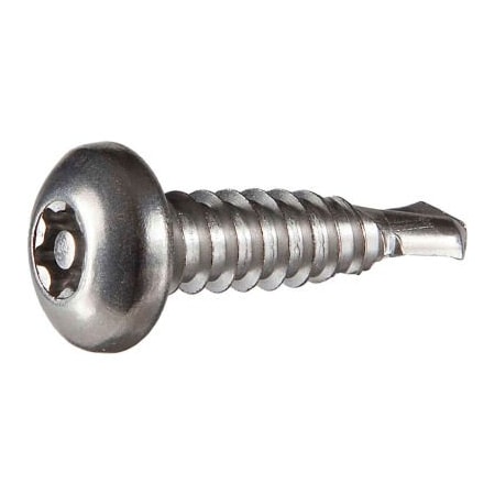 Self-Drilling Screw, #10 x 1-1/4 in, 410 Stainless Steel Pan Head Torx Drive